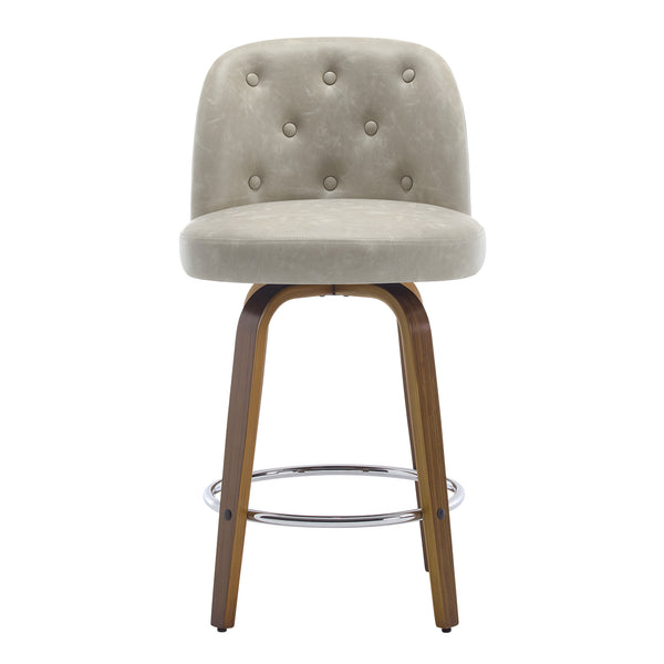 Medina bar stool, Moonlight Sarma Leather/Counter Height