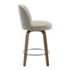 Medina bar stool, Moonlight Sarma Leather/Counter Height