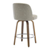 Medina bar stool, Moonlight Sarma Leather/Counter Height