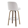 Medina bar stool, White Bena Fabric/Bar Height