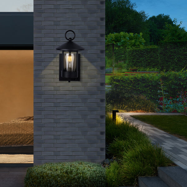 Merello outdoor wall light, Black