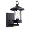 Merello outdoor wall light, Black