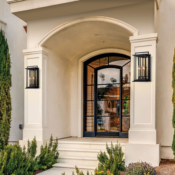 Millot outdoor wall light, Black