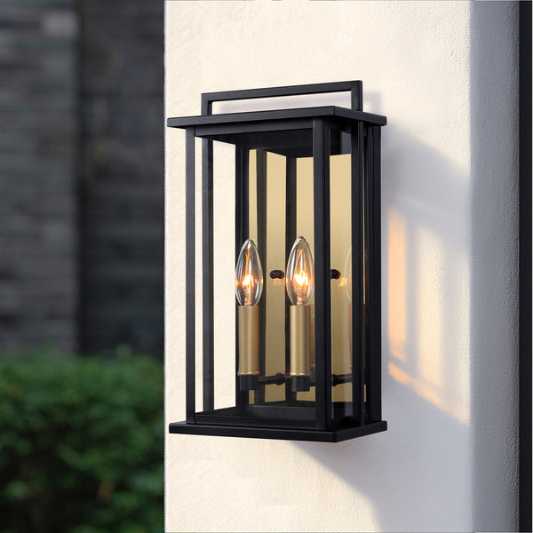 Millot outdoor wall light, Black