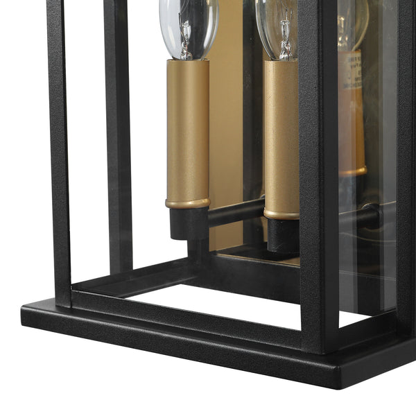 Millot outdoor wall light, Black