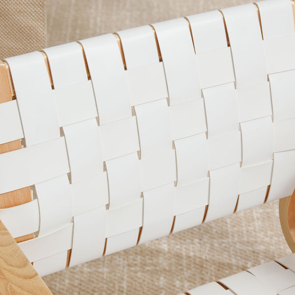 Monastic dining chair, Cream Dicar Leather