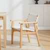 Monastic dining chair, Cream Dicar Leather