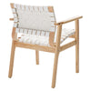Monastic dining chair, Cream Dicar Leather