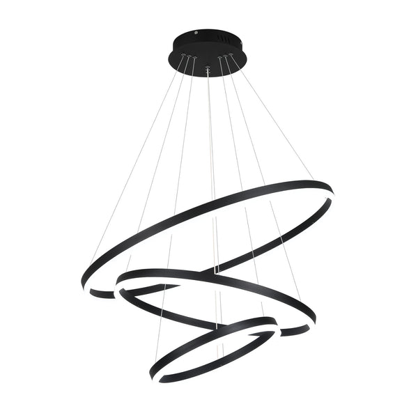 Mondeuse chandelier light, Black