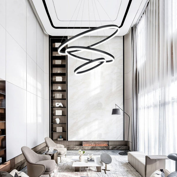 Mondeuse chandelier light, Black