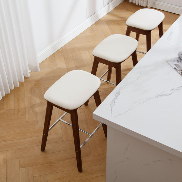 Muscat Counter Stool in Brown Rubberwood