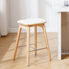Muscat Counter stool in Natural Rubberwood