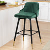 Musque bar stool, Green Azal Velvet/Bar Height