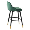 Musque bar stool, Green Azal Velvet/Bar Height