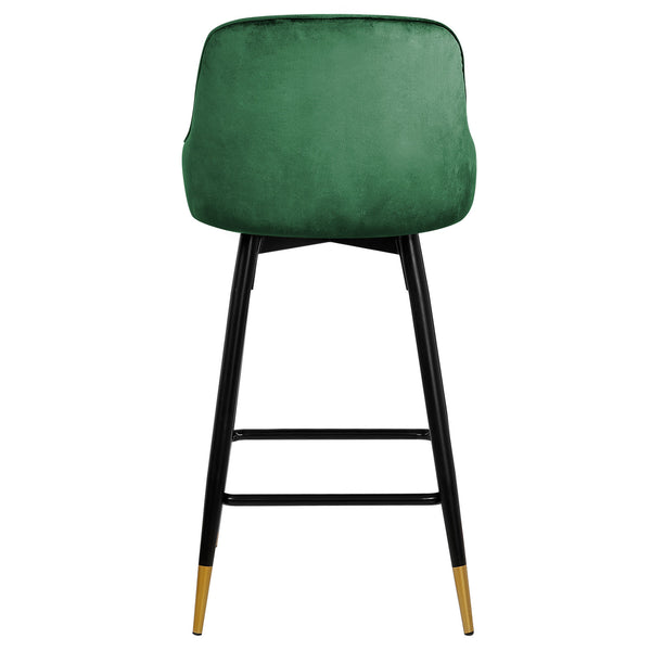 Musque bar stool, Green Azal Velvet/Bar Height