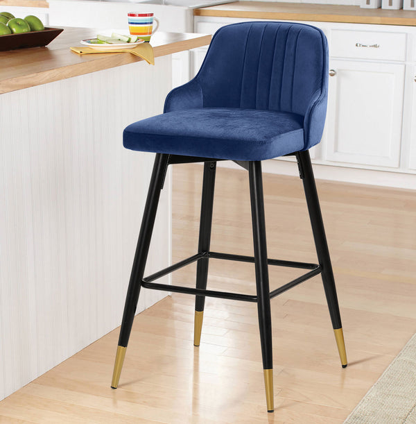 Musque bar stool, Lake Azal Velvet/Bar Height