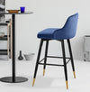Musque bar stool, Lake Azal Velvet/Bar Height