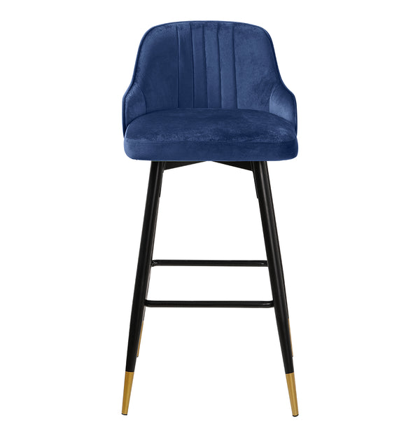 Musque bar stool, Lake Azal Velvet/Bar Height