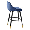 Musque bar stool, Lake Azal Velvet/Bar Height