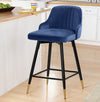 Musque bar stool, Lake Azal Velvet/Counter Height