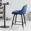 Musque bar stool, Lake Azal Velvet/Counter Height