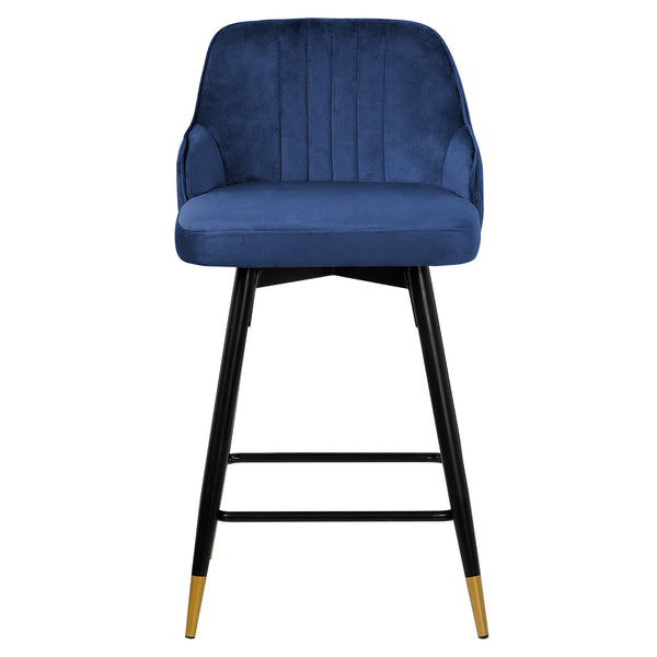 Musque bar stool, Lake Azal Velvet/Counter Height