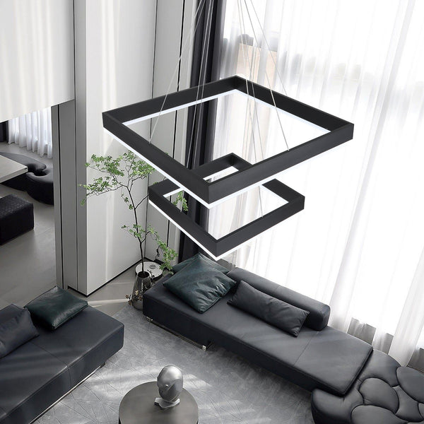 Nebbiolo chandelier light, Black