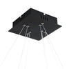 Nebbiolo chandelier light, Black