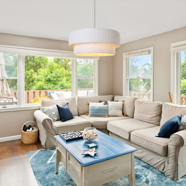 Nerolo chandelier light, Chrome/Large