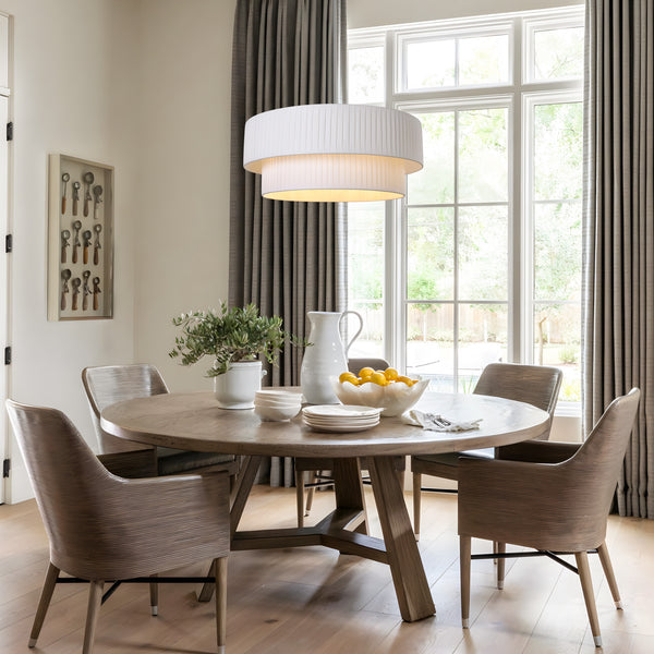 Nerolo chandelier light, Chrome/Large