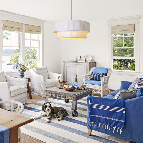 Nerolo chandelier light, Chrome/Large