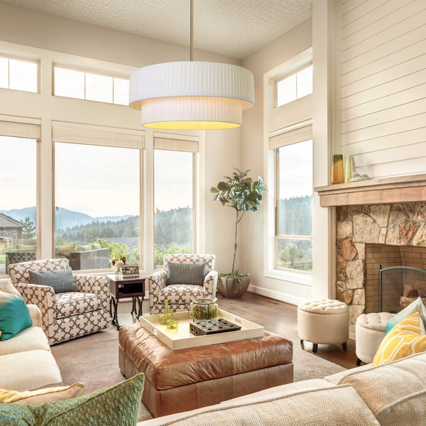 Nerolo chandelier light, Gold/Large