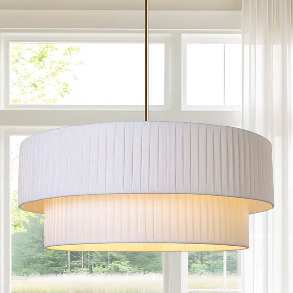 Nerolo chandelier light, Gold/Large