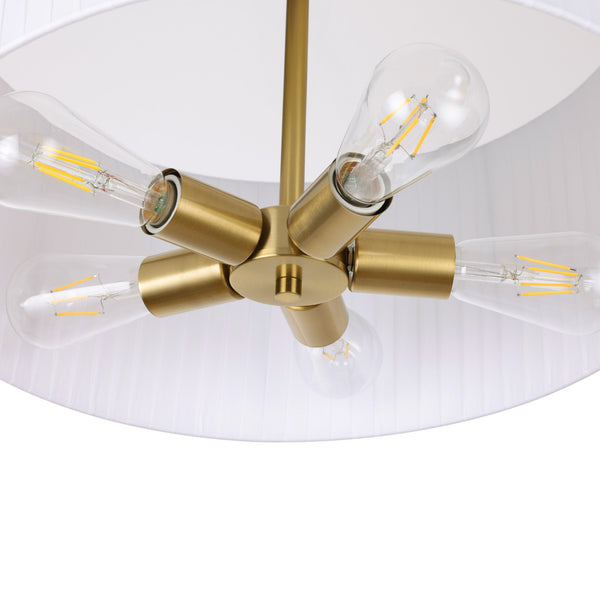 Nerolo chandelier light, Gold/Large