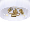 Nerolo chandelier light, Gold/Small
