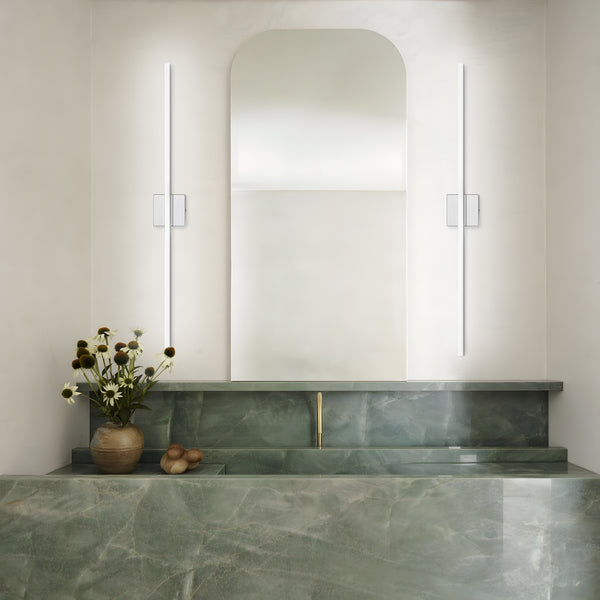 Nobling vanity light, White/39 inch