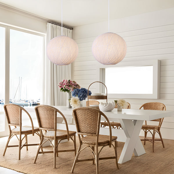 Ortega chandelier light, White