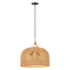 Othello chandelier light, Wood
