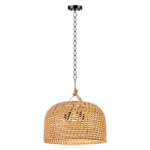 Othello chandelier light, Wood