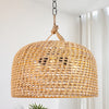 Othello chandelier light, Wood