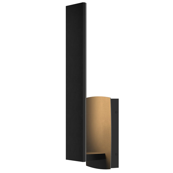 Ottonel outdoor wall light, Black/Large