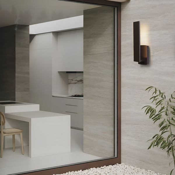 Ottonel outdoor wall light, Bronze/Large