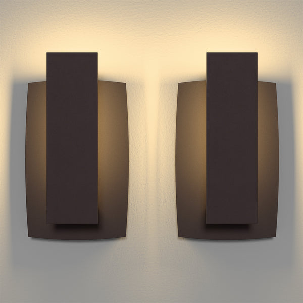 Ottonel outdoor wall light, Bronze/Small