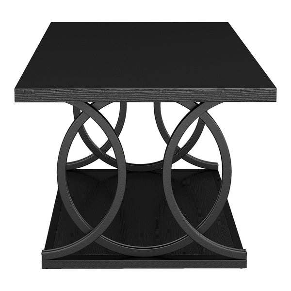 Paektu Coffee Table in Black Finish