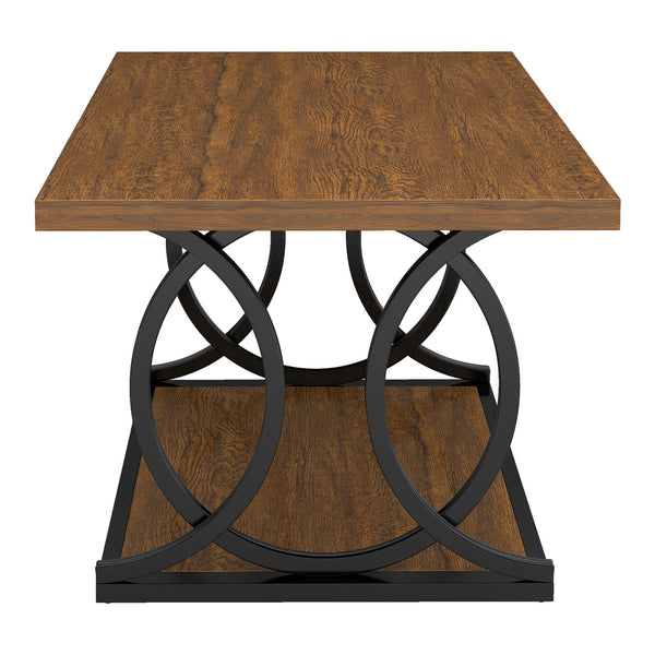 Paektu Coffee Table in Brown Finish