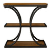 Paektu Side Table in Brown Finish