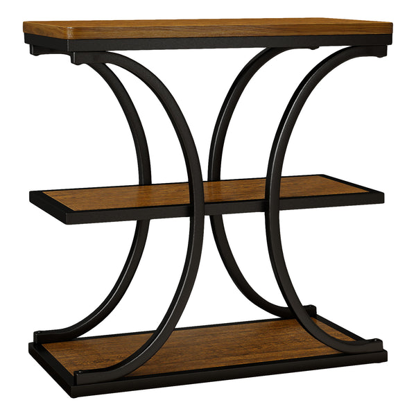 Paektu Side Table in Brown Finish