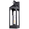 Pelso outdoor wall light, Black