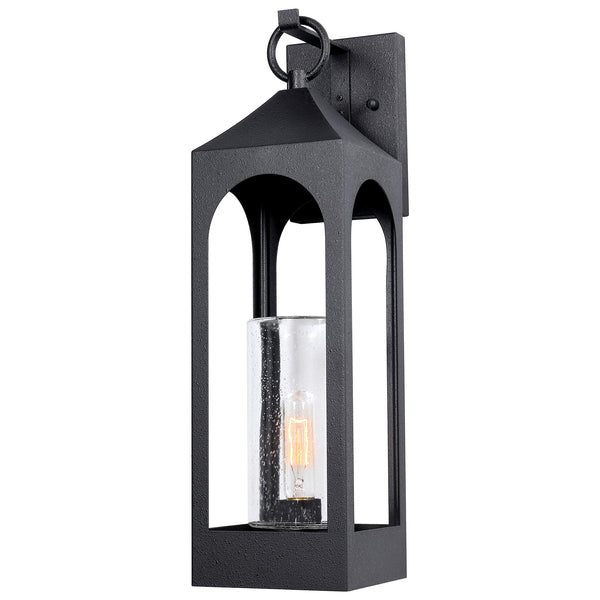 Pelso outdoor wall light, Black