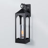 Pelso outdoor wall light, Black